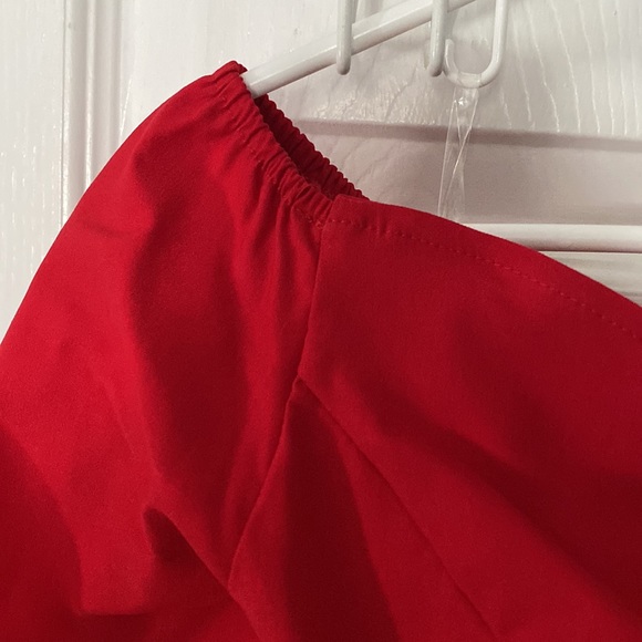 GRACE KARIN Women's Off Shoulder Pleated Flared A-line Cocktail Party Dress - Picture 7 of 10